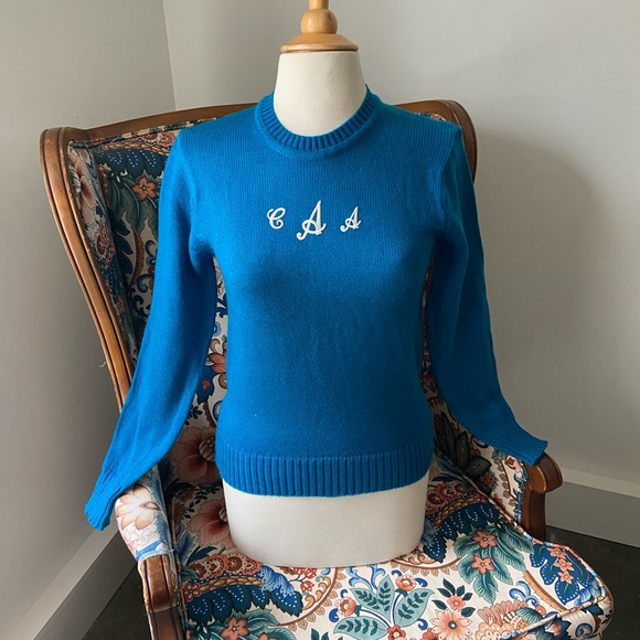 Vintage Monogram Sweater - Picture 2 of 5